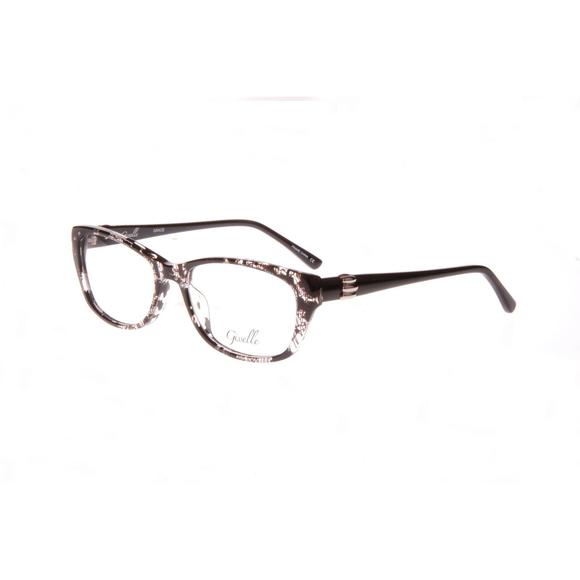 NEW Gisselle Eyewear Black Lace GRACE Eyeglasses 53/17/135 with Case - Picture 1 of 3